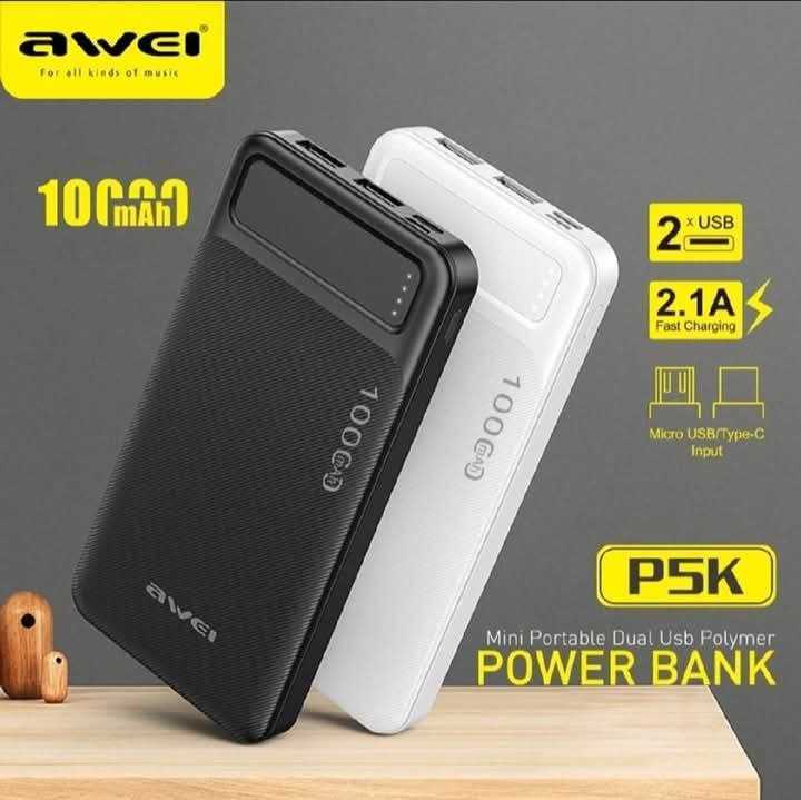 Awei P5K 10000mAh Power Bank 🔋