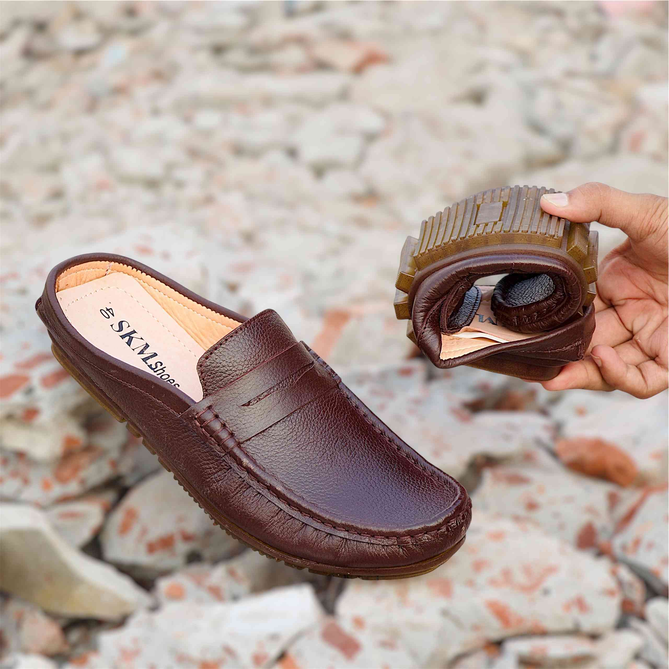 Premium Half Casual Loafer//    100% Genuine Leather