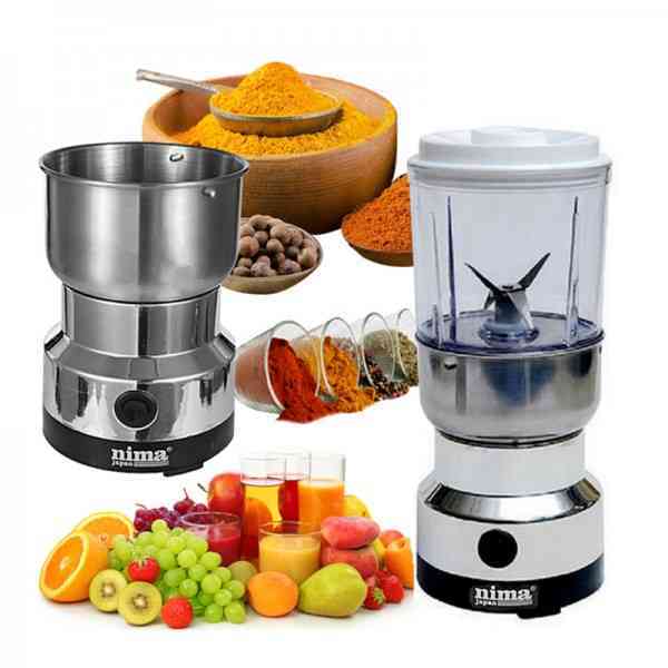 2 in 1 Nima Electric Grinder & Blender | মসলা ব্লেন্ডার ও গ্রাইন্ডার
