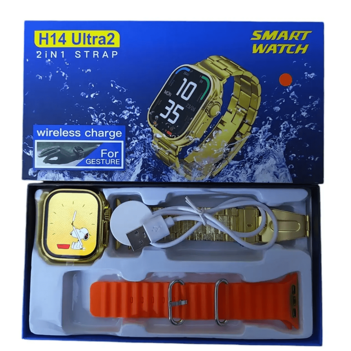 H14 Ultra2 Smart Watch Price in Bangladesh | Wireless Charging & Gesture Control