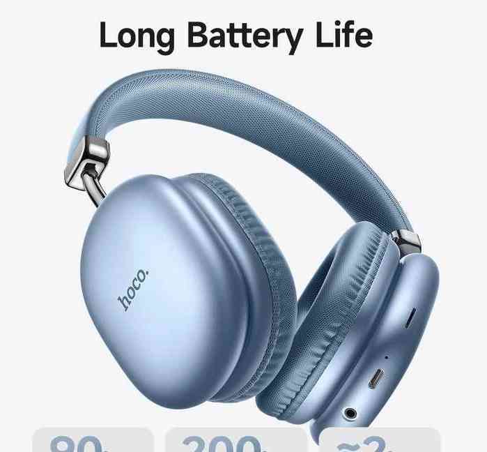Hoco W35 Max Wireless Headphone – 90 Hours Battery Backup