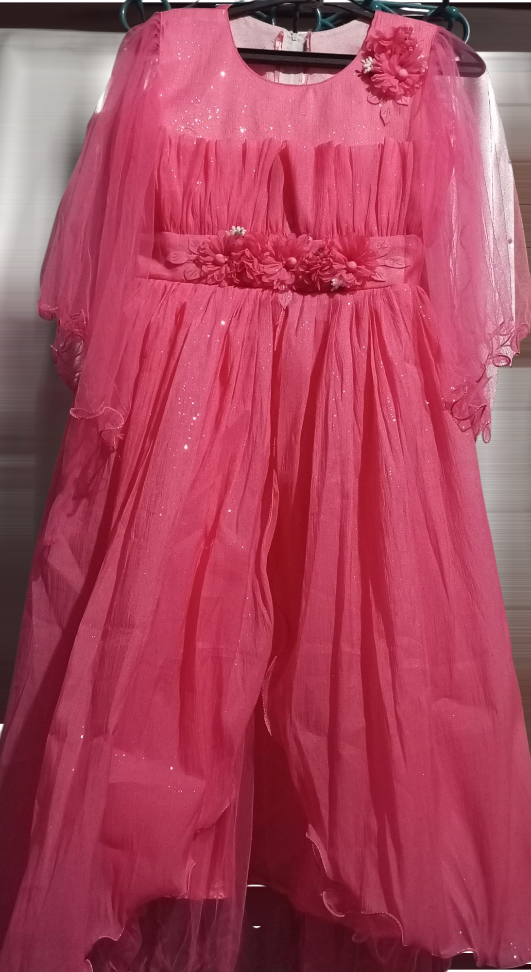 টাইটেল  Kids Party Dress for 8–14 Years | Premium AC Net Fabric  .