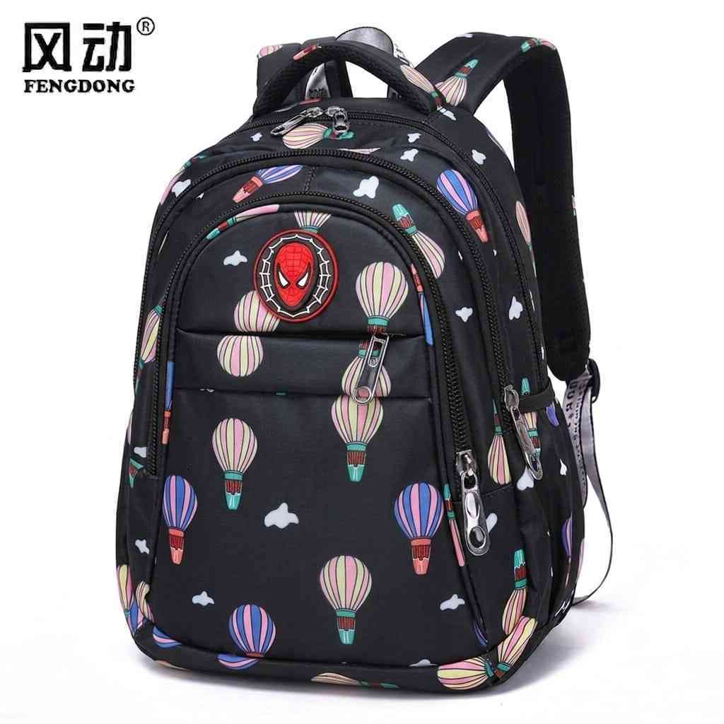 Balloon Adventure Kids Backpack – Water Resistant School Bag for Kids 6-12 Years