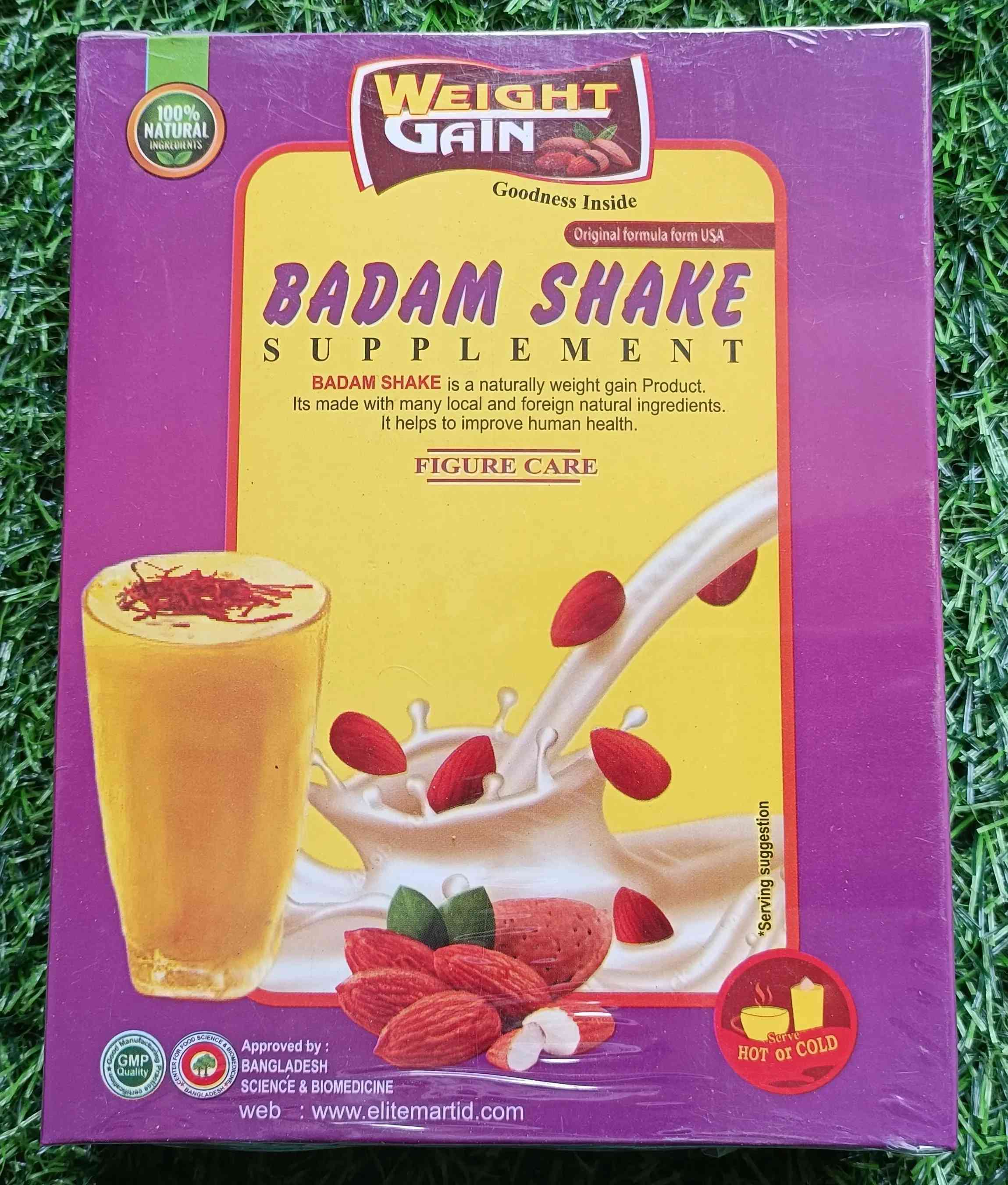 Healthy Plus Weight Gain Protein Powder – Badam, Milk & Chocolate Shake