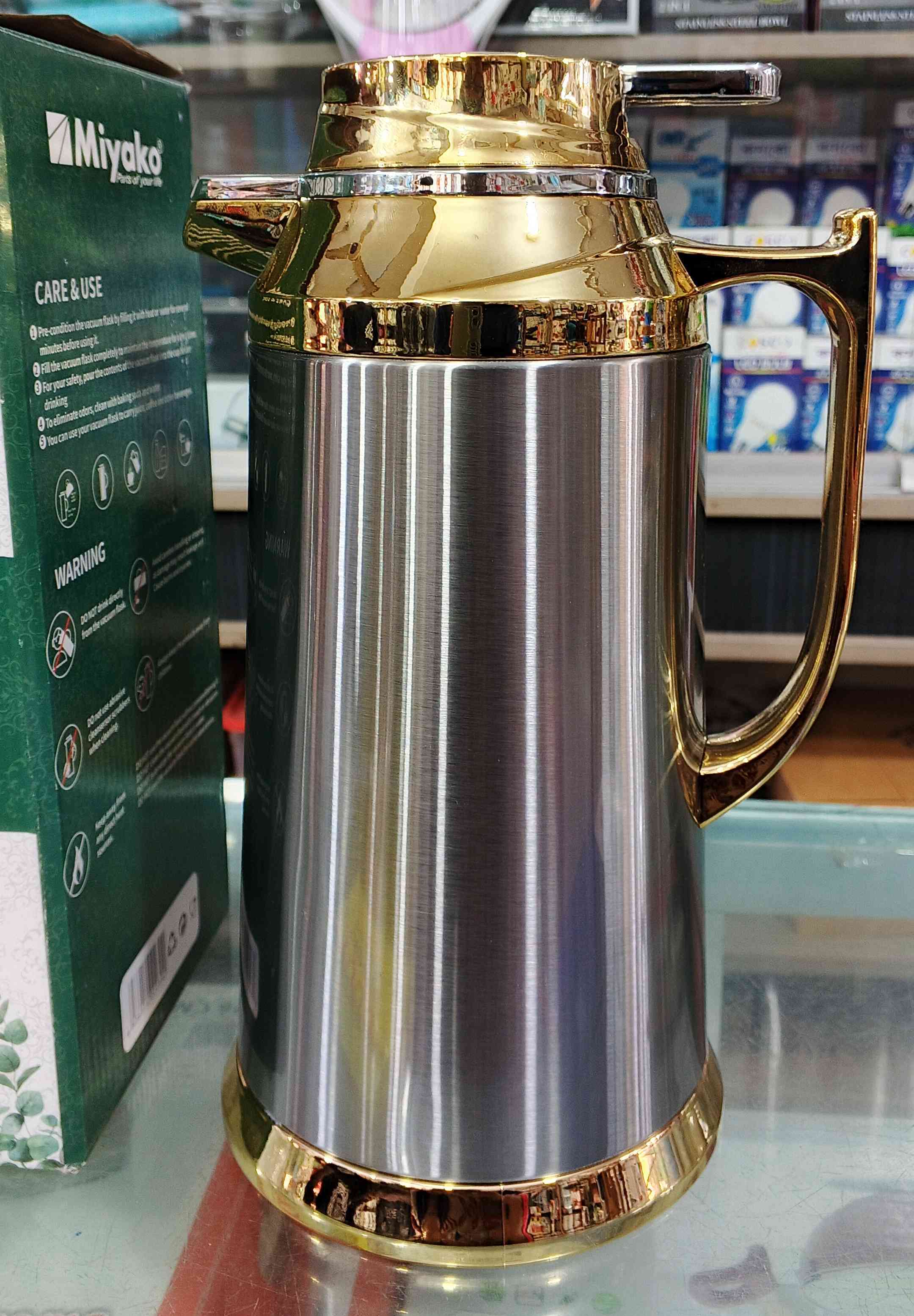Miyako Vacuum Flask – High Quality Glass Refill Thermal Flask