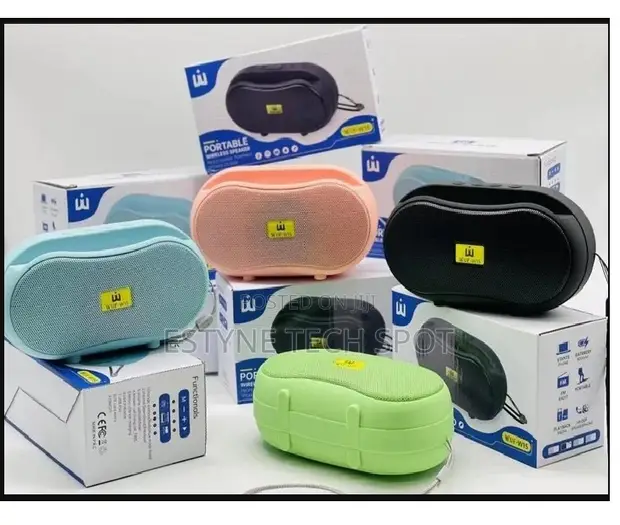Portable Wireless Bluetooth Speaker – Stereo Sound, FM Radio, USB/TF Card & AUX Support