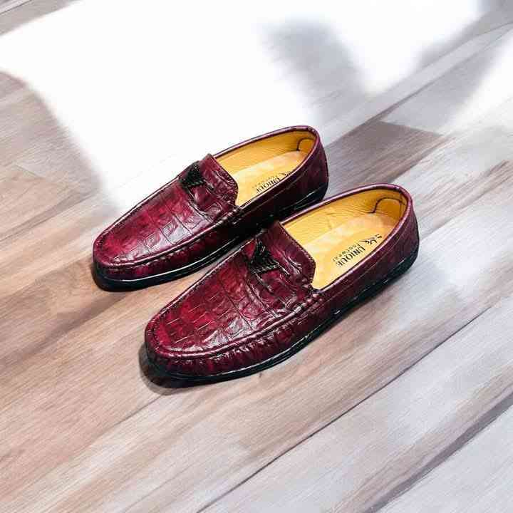 Men’s Premium Crocodile Pattern Loafer Shoes | স্টাইলিশ লোফার জুতা