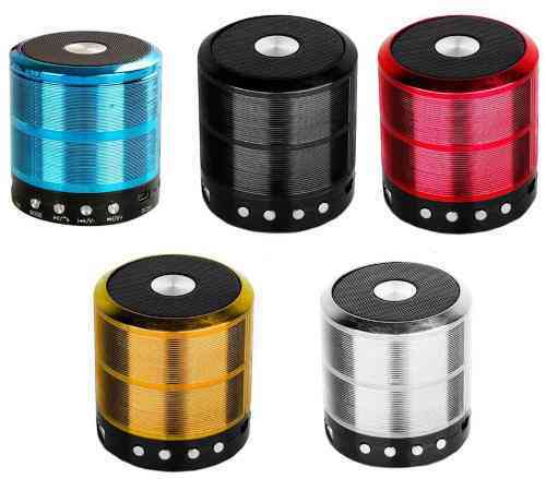 WS-887 Mini Bluetooth Speaker with TF Card Support & Waterproof Design