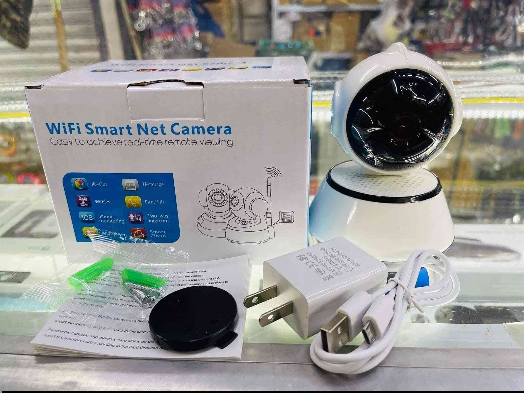V380 WiFi Smart CCTV Camera 360° Rotatable Wireless IP Security Camera with Two-Way Audio