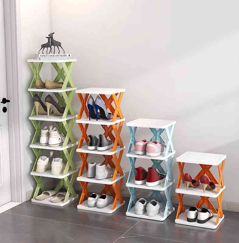 5 Layer Shoe Rack – ৫ তাকের জুতা রাখার র‍্যাক | Lemon, Orange & Blue